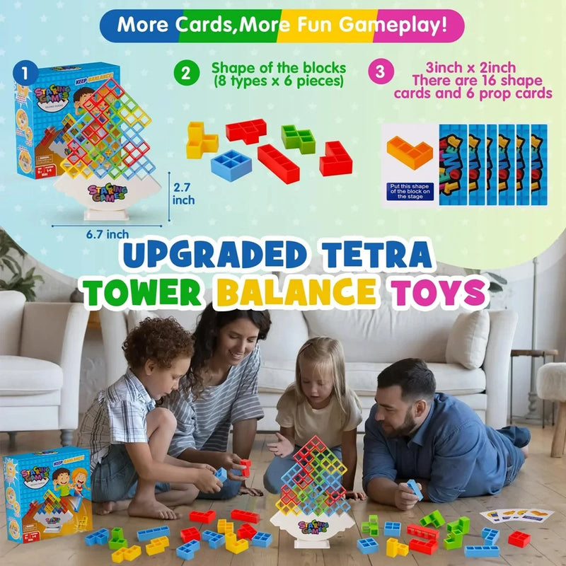 Team Tetris Game for Kids and Adults 