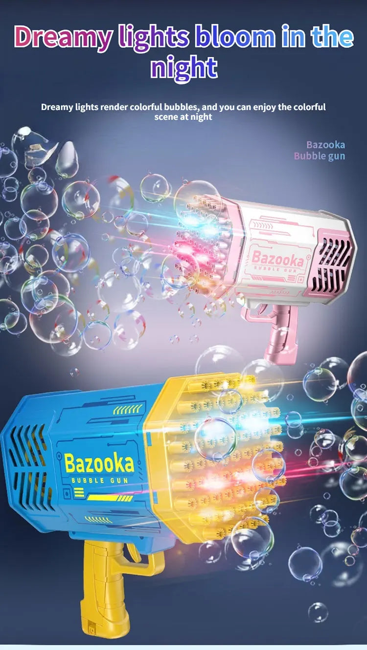 Electric Magic Soap Bubble Bazooka