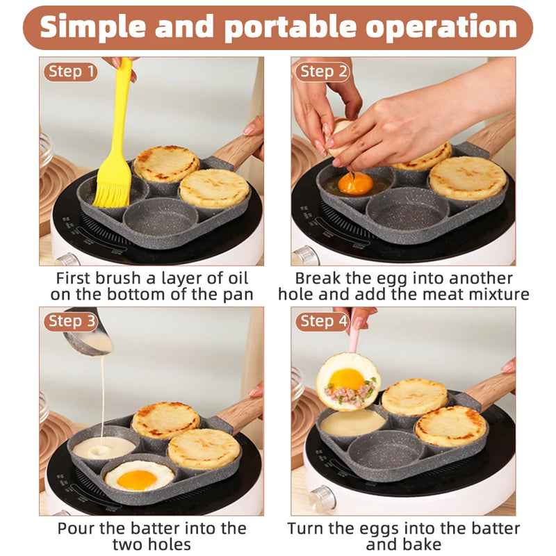 3 in 1 Non-Stick Frying Pan 