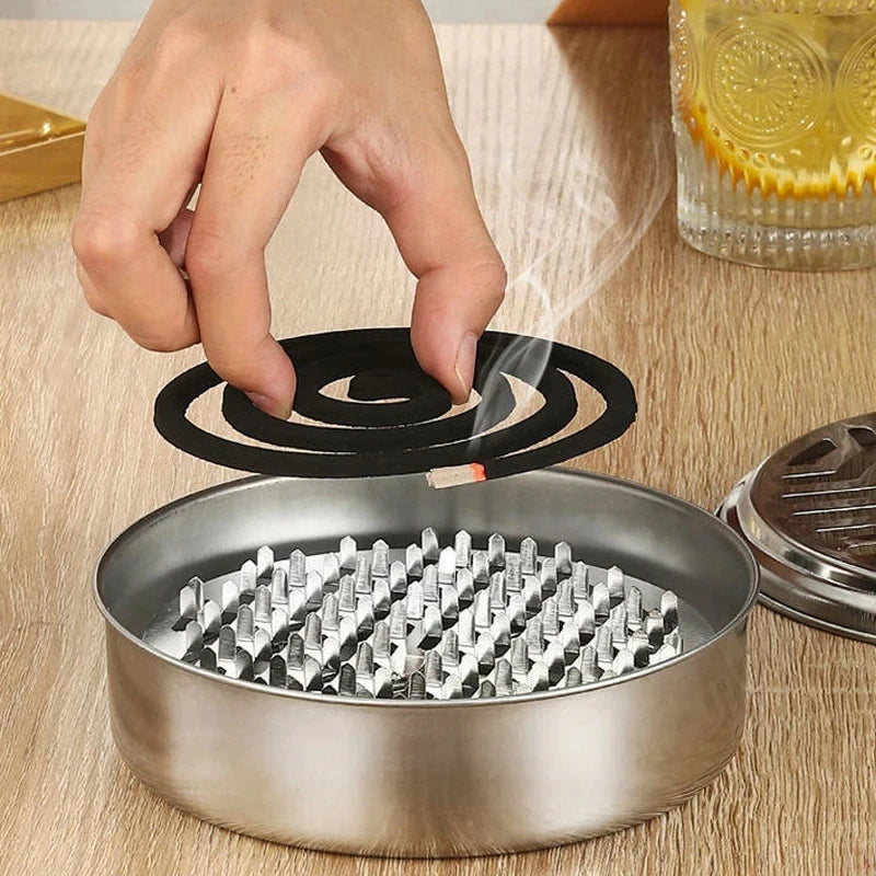 Mosquito Coil Holder with Lid