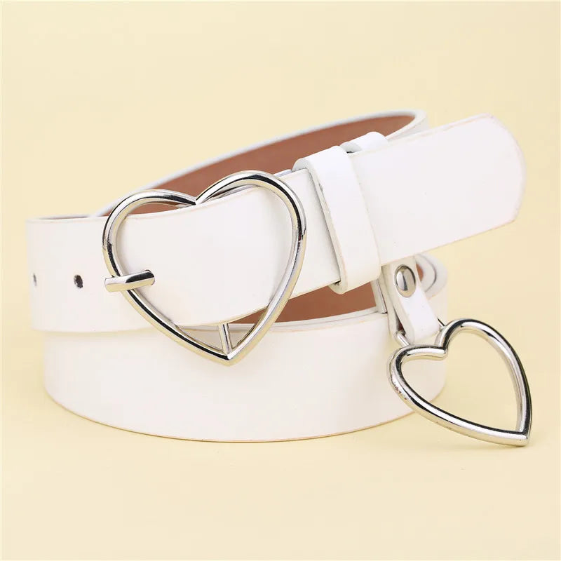 Women's leather belt