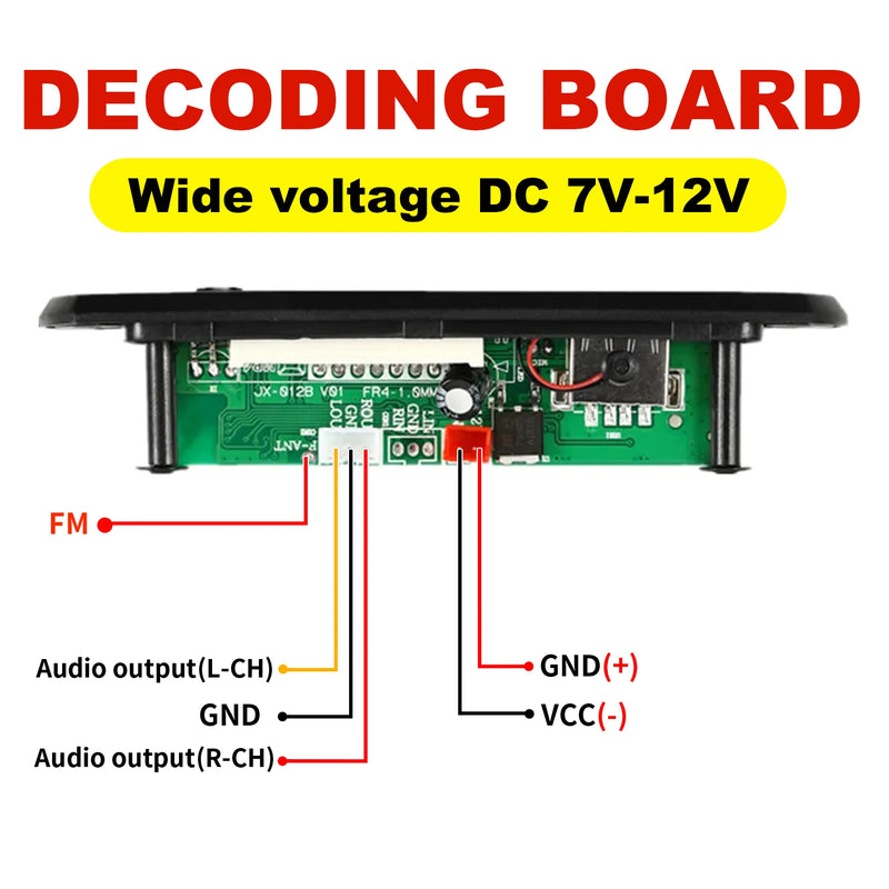 Placa decodificadora sin cable 