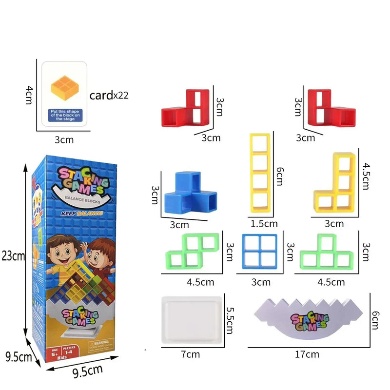 Jogo de Tetris em Equipe para Crianças e Adultos