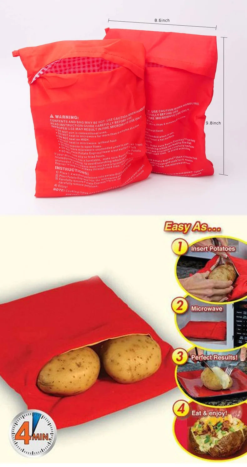 Reusable Microwave Potato Bag 