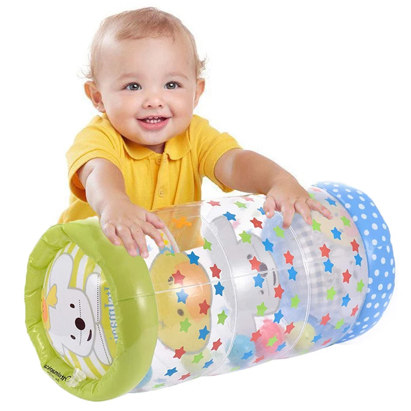 Baby roller, rattle and ball