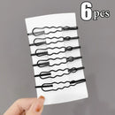 Clipes de cabelo preto para ondulado