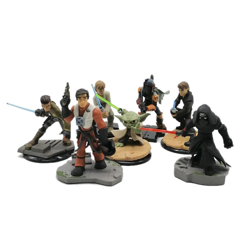 Star wars mandalorian maestro yoda luke skywalker han solo kylo ren boneca presente 