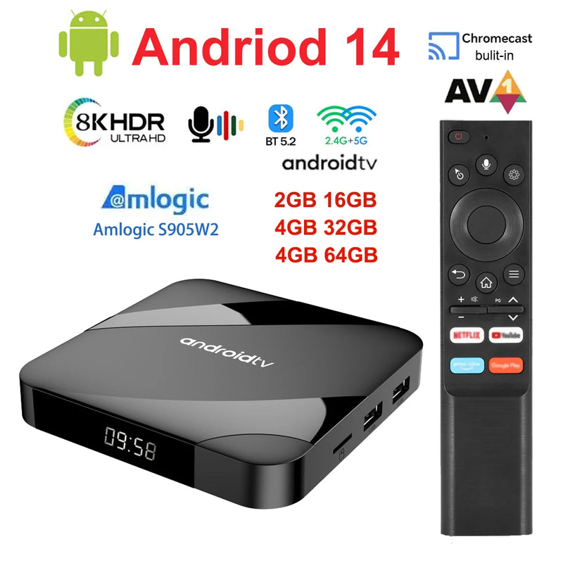 Caja de TV ATV, Android 14