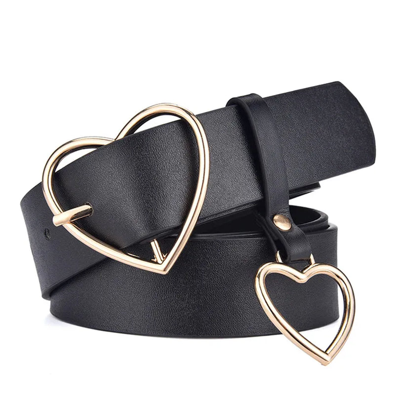 Women's leather belt