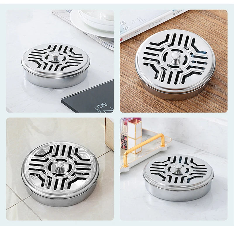 Mosquito Coil Holder with Lid