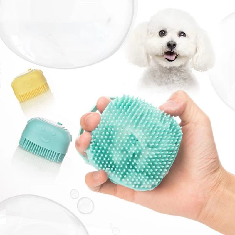 Bath massage gloves for dogs and cats