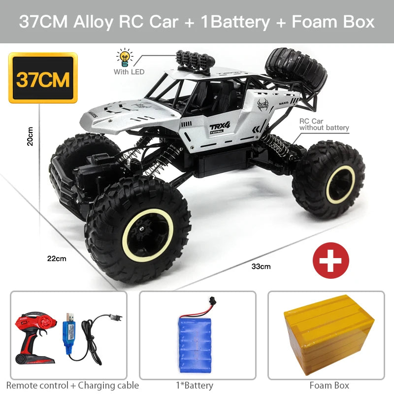 Carrinho de Control Remoto 4x4 - Todoterreno