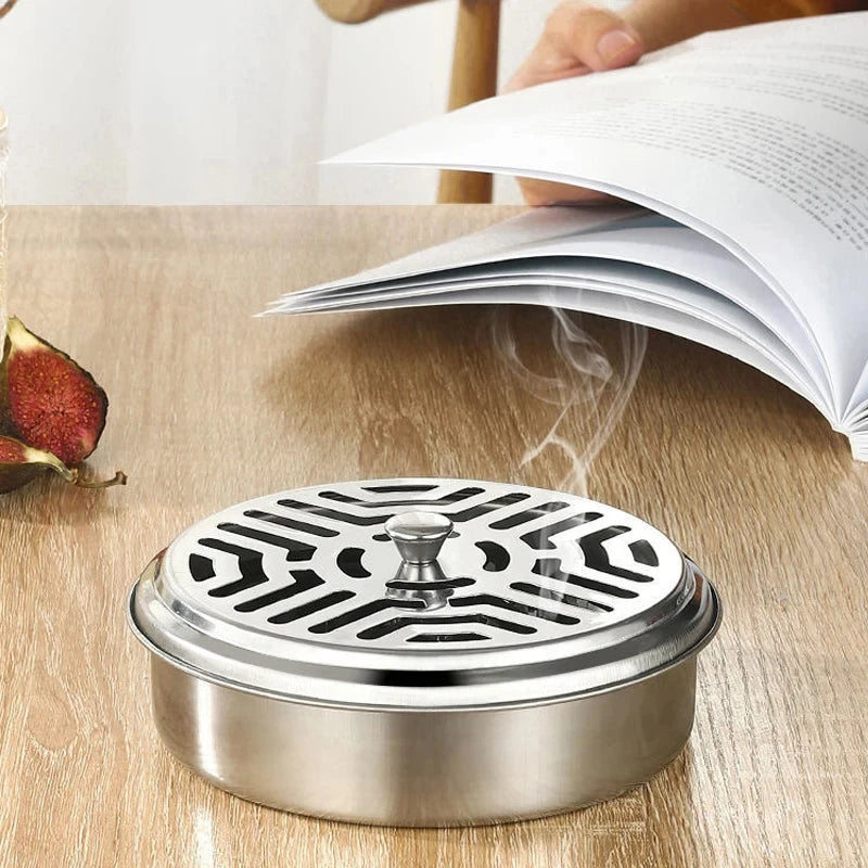 Mosquito Coil Holder with Lid