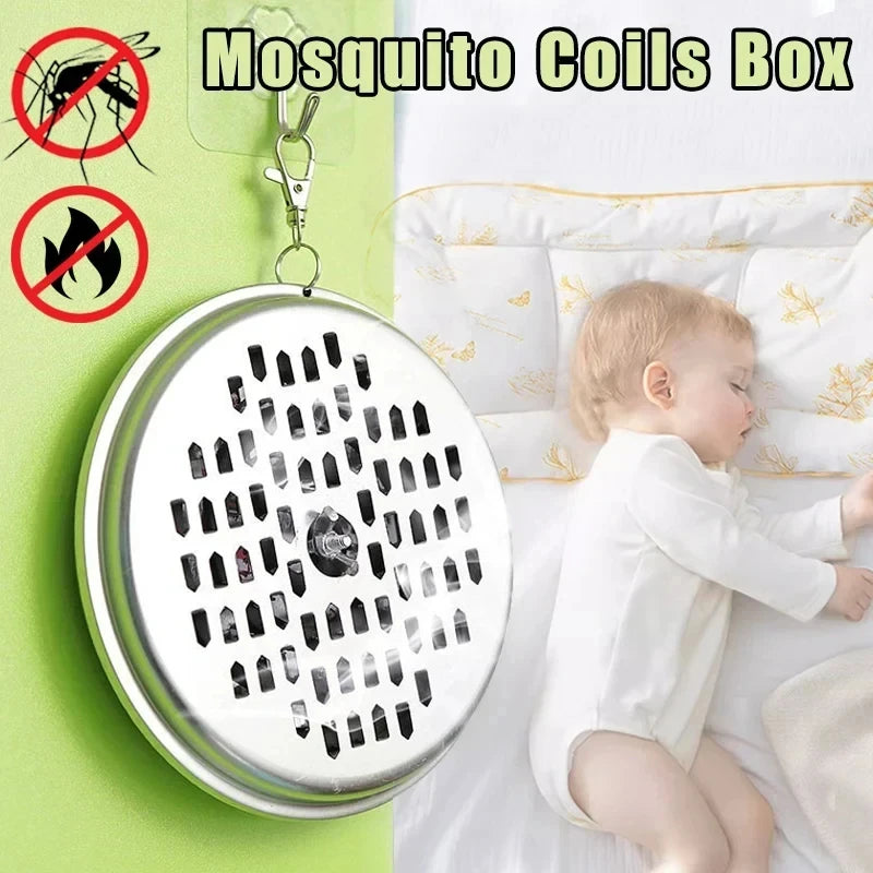 Mosquito Coil Holder with Lid