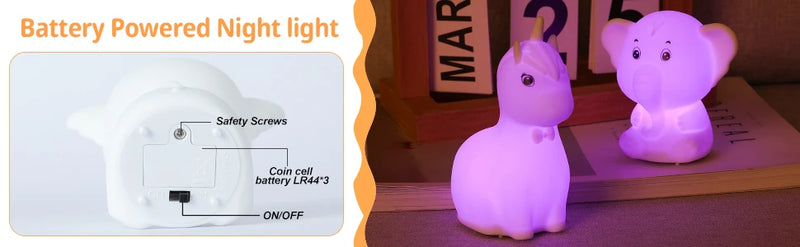 Led Night Light for Kids 