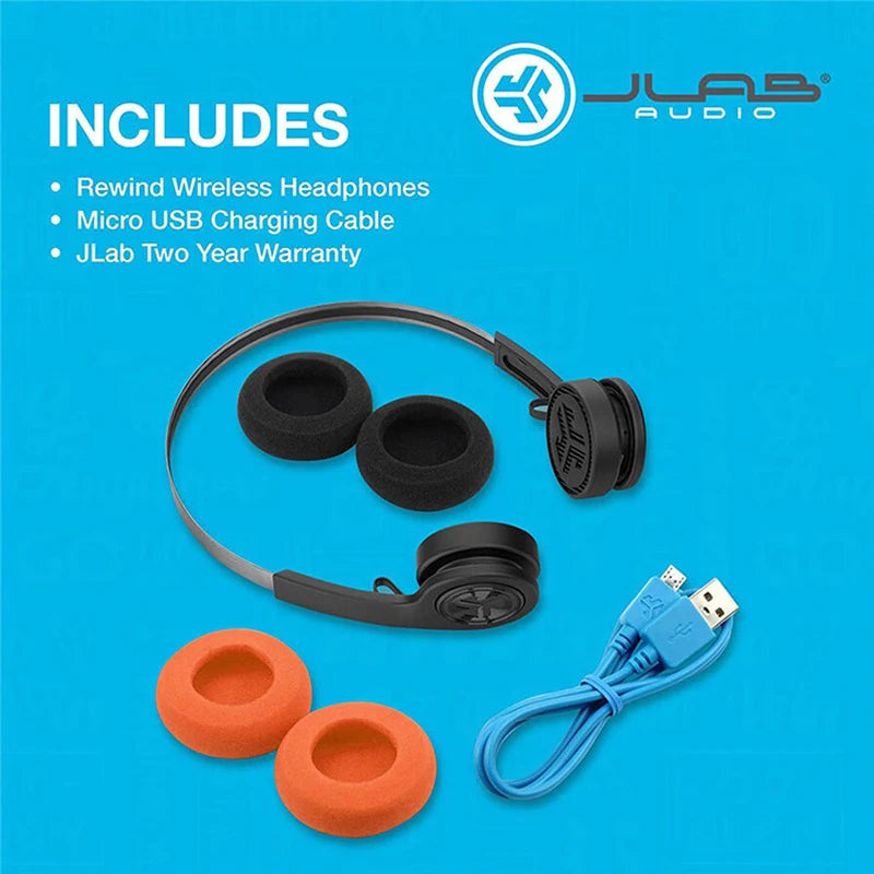 JLab-Rewind Wireless Retro Headphones