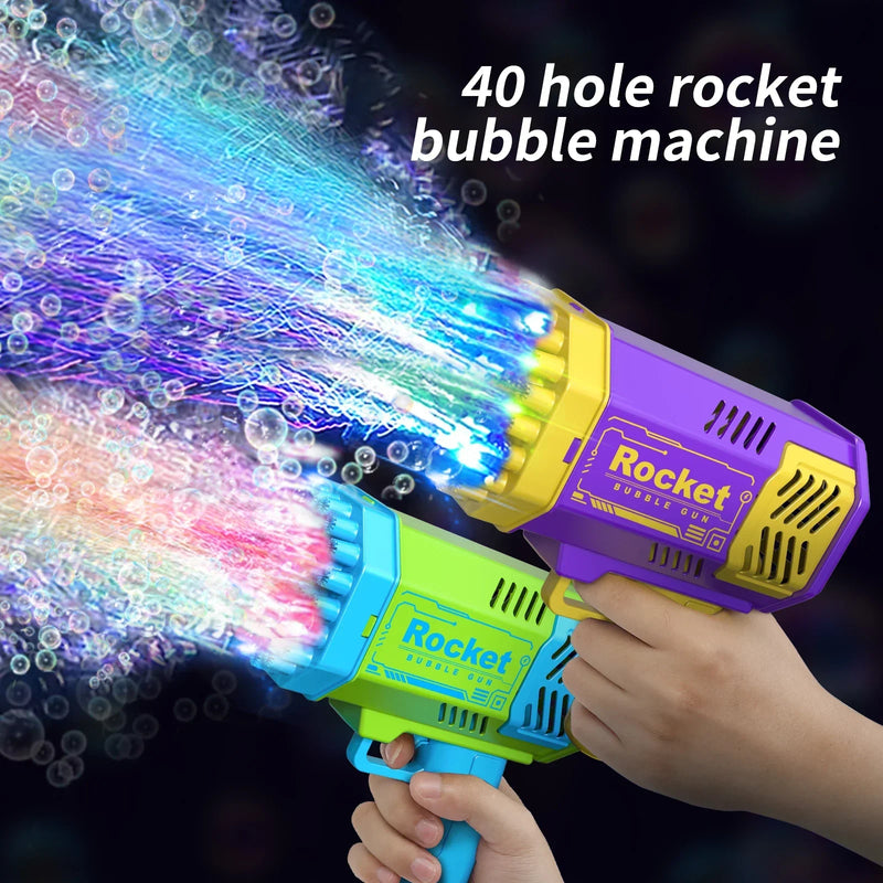 Soap bubble bazooka