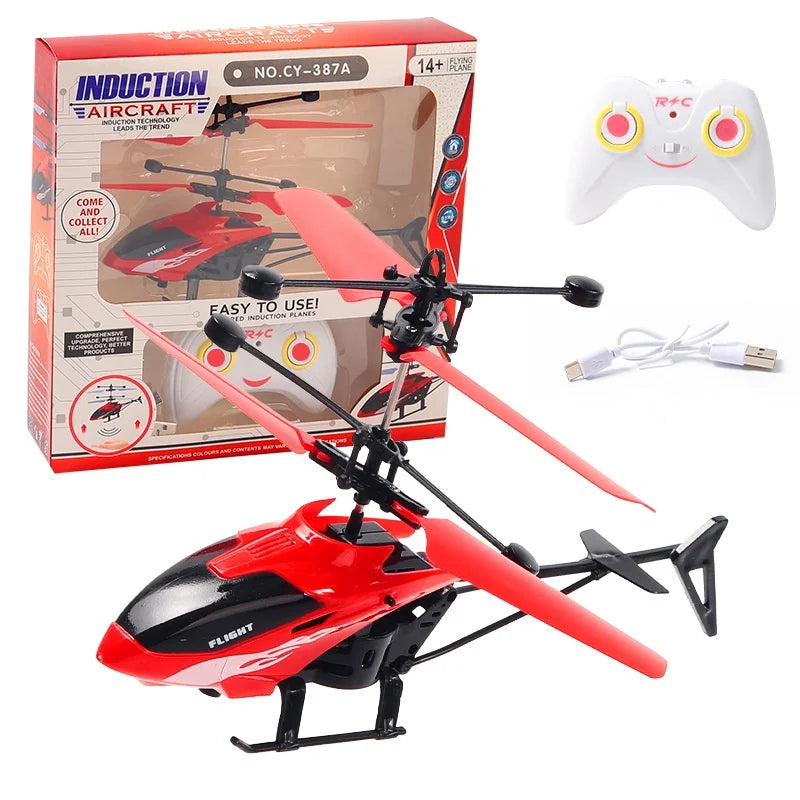 Remote control aircraft induction 2ch suspension heavy duty helicopter 