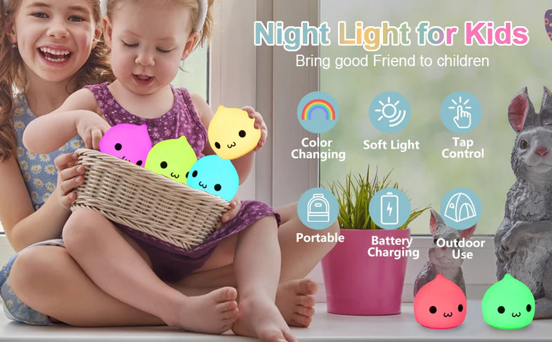 Led Night Light for Kids 