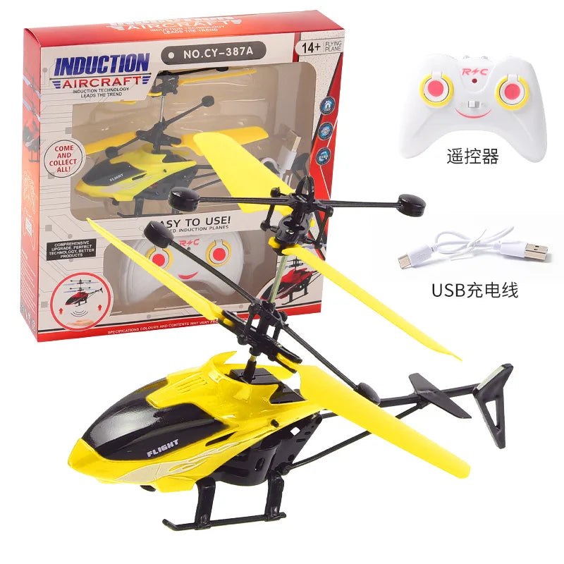 Inducción de aviones de control remoto 2ch suspensão helicóptero resistente 