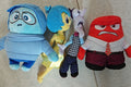 Disney Soft Stuffed Toy Plush para Crianças, Filme Divertidamente