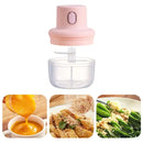 DAFUSHOP Mini Processador De Alimentos Elétrico 250ml Triturador Recarregável