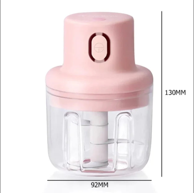 DAFUSHOP Mini Processador De Alimentos Elétrico 250ml Triturador Recarregável