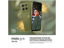 Smartphone Motorola Moto G15 256GB Grafite 4G 12GB 6,7" Câm. Dupla Selfie 8MP