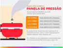 Panela de Pressão Panelux 4,5L Prata Classic 5000002