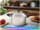 Panela de Pressão Brinox 4,2L Bege Vanilla