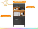 Cozinha Compacta Aramóveis Malva 4 Portas 1 Gaveta