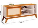 Rack para TV até 55" 1 Porta EDN Móveis Cayman