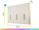Guarda-roupa Casal 6 Portas 6 Gavetas