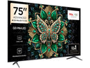 Smart TV 75" TCL 4K UHD MiniLED 75C6K 120Hz Google TV AiPQ Google Assistente 4 HDMI 2 USB
