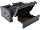 Sofá-cama 2 Lugares Casal Veludo Matrix Lady Dai