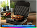 Sanduicheira Grill Cadence Preta 750W Antiaderente Click - 110V