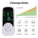 Massageador Muscular EMS — Aparelho de Eletroestimulação, 6 Modos