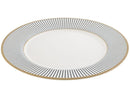 Aparelho de Jantar 12 Peças Alleanza Cerâmica Branco e Preto Redondo Ritz