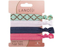Elástico de Cabelo 4 Unidades Lanossi Hair Ties Mermaid