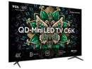Smart TV 55" TCL 4K UHD MiniLED 55C6K 120Hz Google TV AiPQ Google Assistente 4 HDMI 2 USB