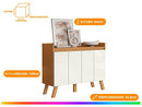 Aparador Buffet Moderno 4 Portas Aramóveis Lis