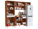 Cozinha Compacta Aramóveis Prime com Balcão 8 Portas 1 Gaveta