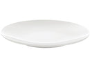 Jogo de Pratos Redondo de Porcelana Branco Raso