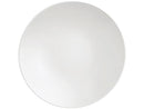 Jogo de Pratos Redondo de Porcelana Branco Raso
