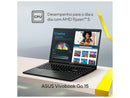 Notebook ASUS Vivobook Go 15 E1504FA AMD Ryzen 5 7520U 16GB Ram 512GB SSD Linux KeepOS Tela 15,6" FHD Black - NJ1288