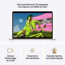 Notebook MacBook Air Apple 15" M5 24GB RAM 1TB SSD Estelar