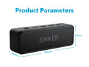 Caixa de Som Bluetooth Anker Soundcore 2 — 12W, IPX7 à Prova d'Água, 24h de Bateria