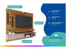 Painel para TV até 60” DJ Móveis New Greco 2 Prateleiras