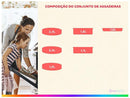 Conjunto de Assadeiras de Vidro Marinex 6 Peças
