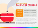 Panela de Pressão Eirilar 10L Polida 386